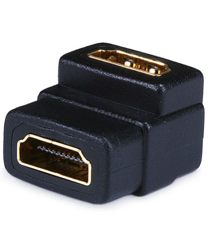  Adapter: HDMI(F) to HDMI(F) Right Angle Female Coupler  